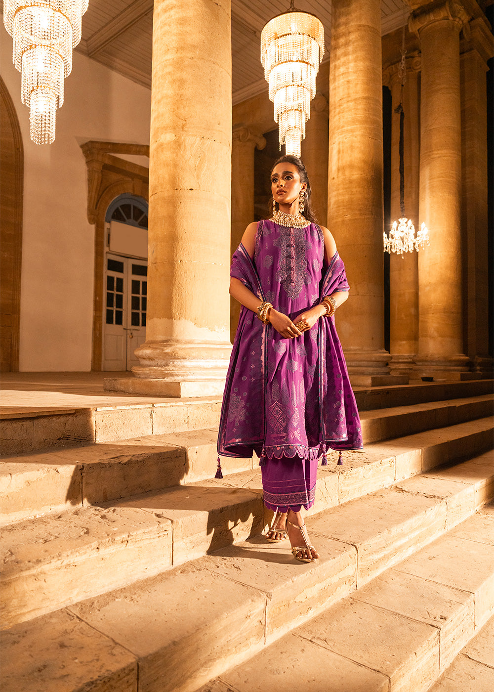 Alkaram Studio FC-2A-24-Purple Online Shopping