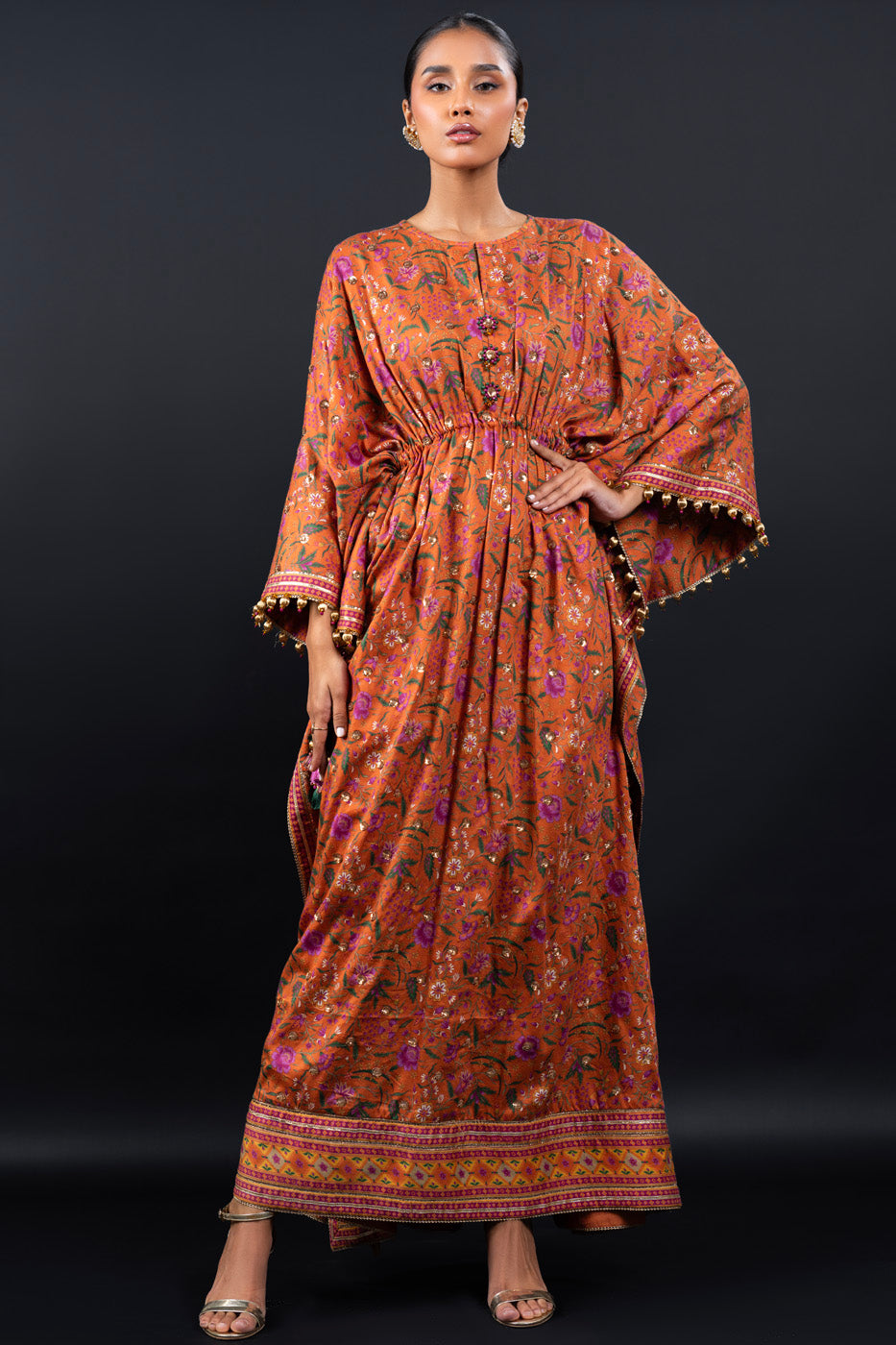 Alkaram Studio FC-C-22E-24-Orange Online Shopping