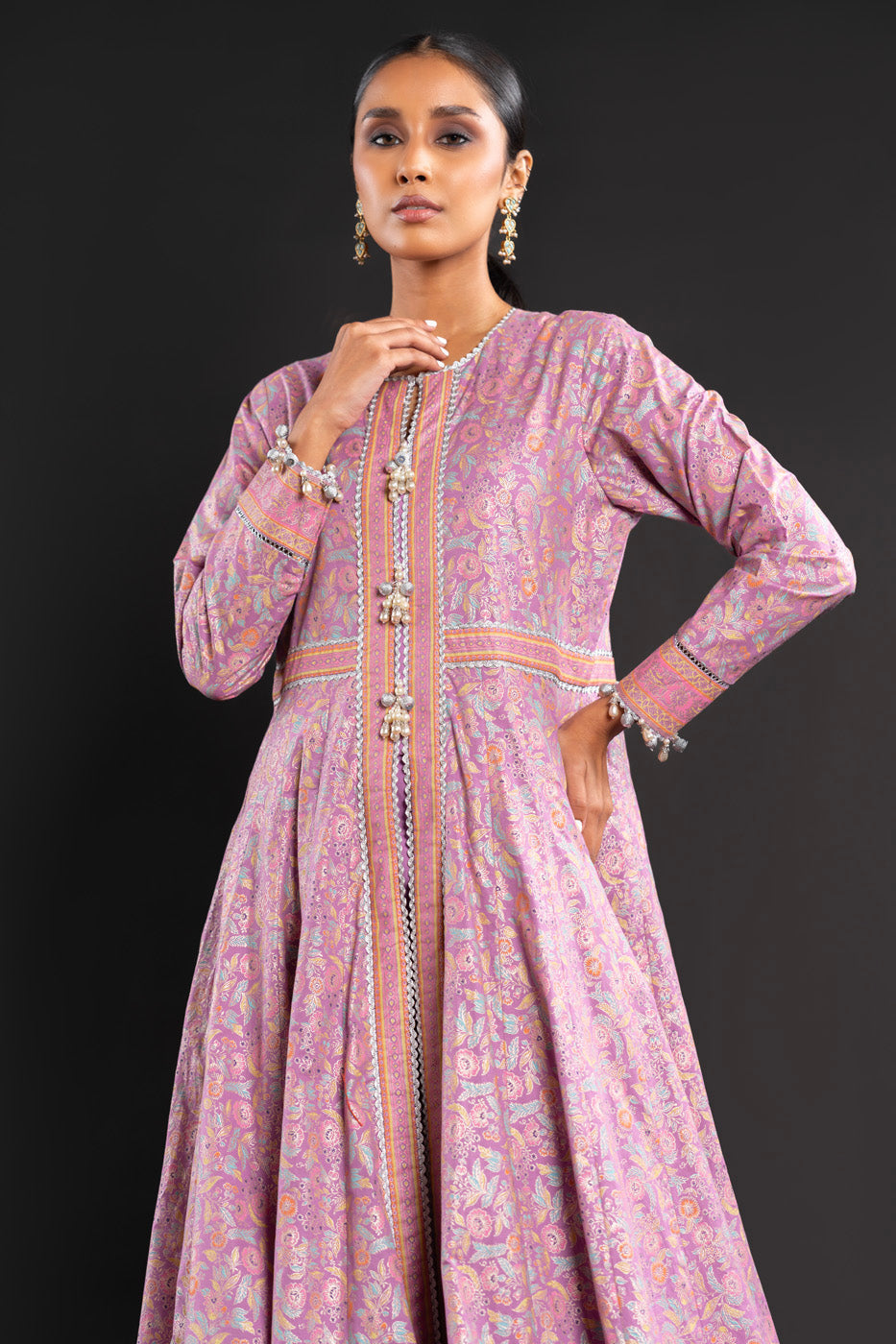 Alkaram Studio FC-C-01A-24-Lilac Online Shopping