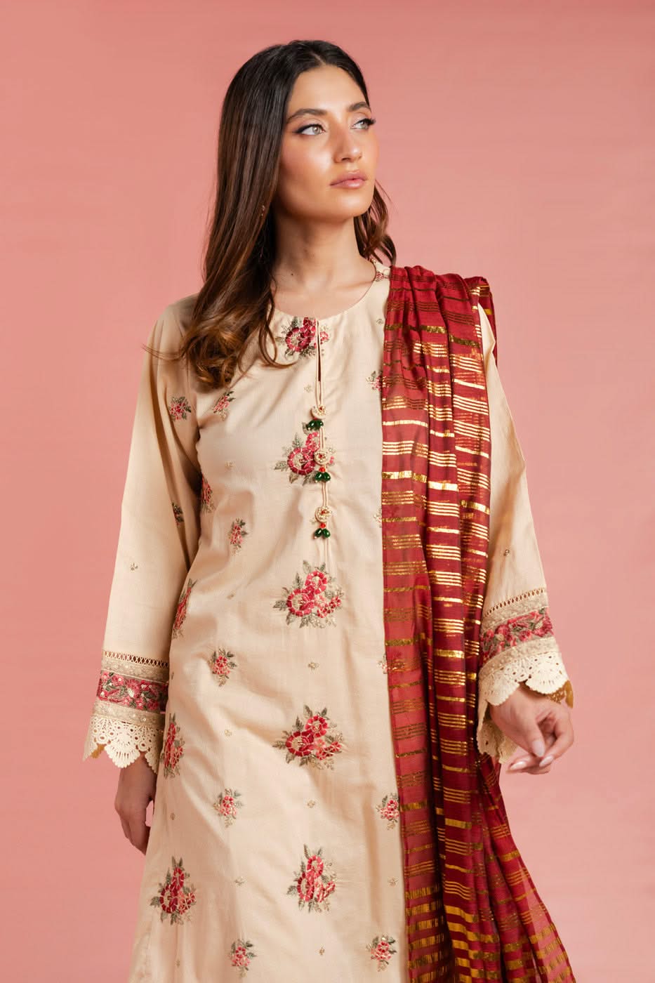 Alkaram Studio GFSU6108-Beige Online Shopping