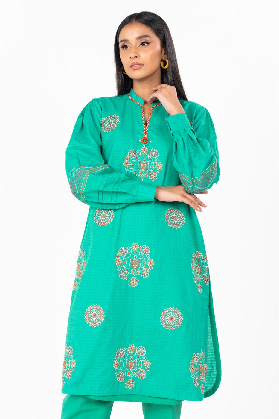 Alkaram Studio FN-6-24-Seagreen Online Shopping