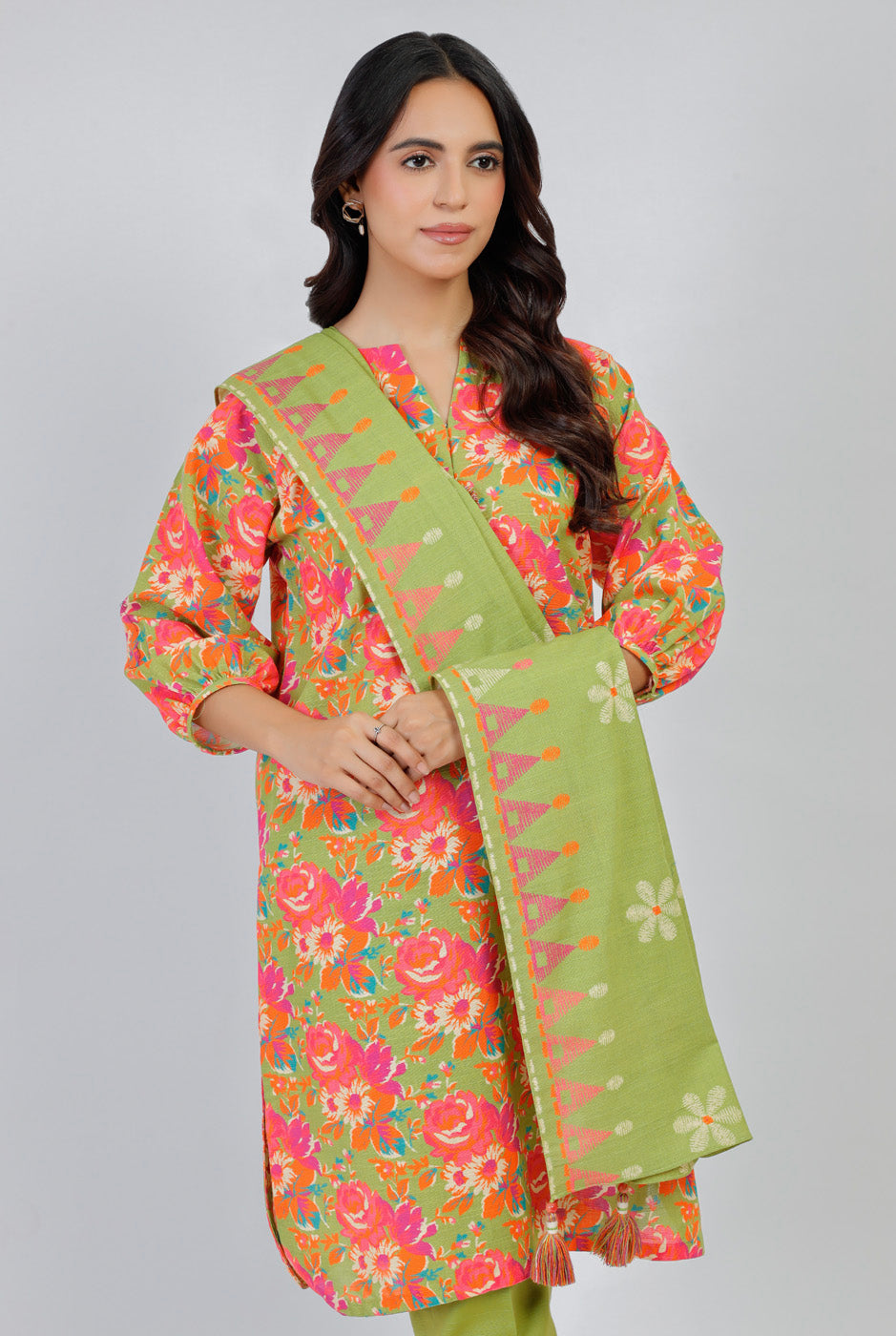 Alkaram FW-21-1-24-Green  Online Shopping
