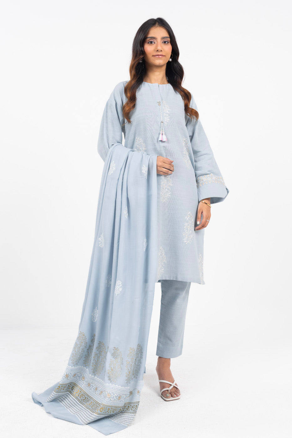 Alkaram FW-4-1-24-Light Blue Online Shopping