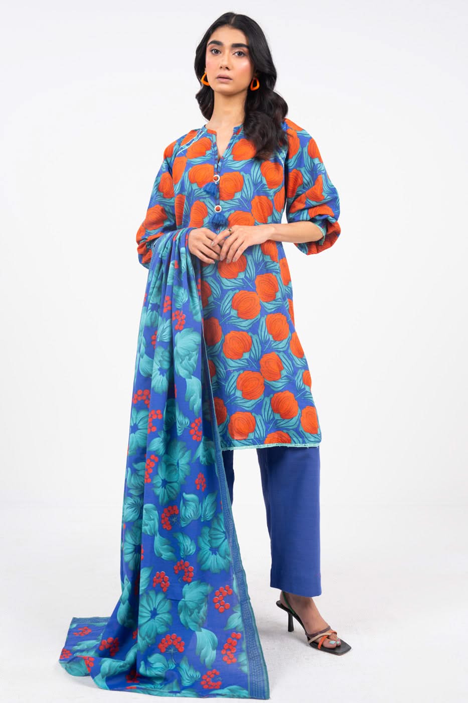 Alkaram FW-24-24-Blue  Online Shopping