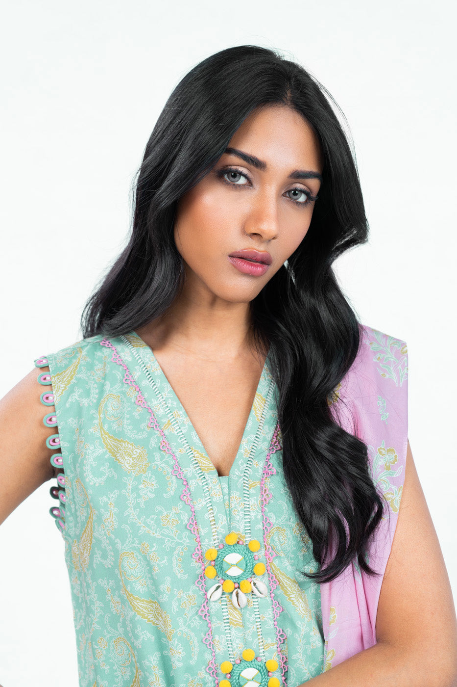 Alkaram SS-25.1-24-2-Turquoise Online Shopping