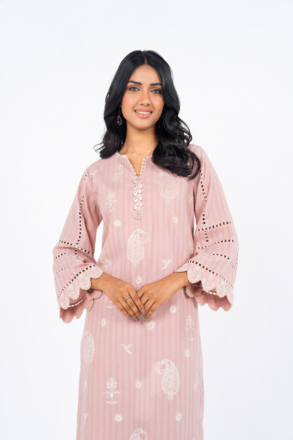 Alkaram SS-28.1-24-2-Tea Pink Online Shopping