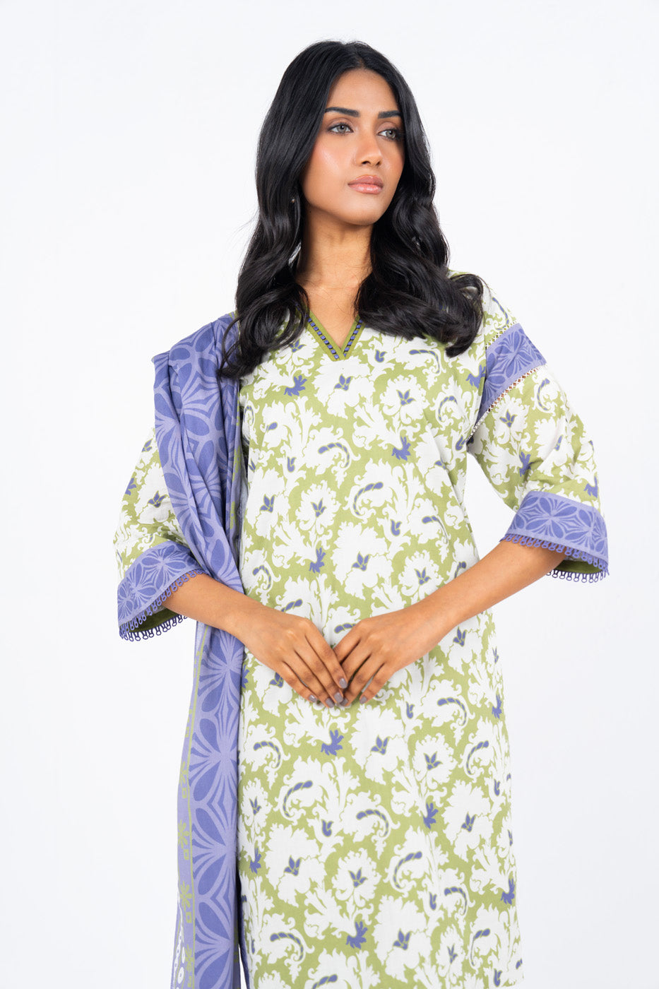 Alkaram SS-32-24-2-Light Green Online Shopping