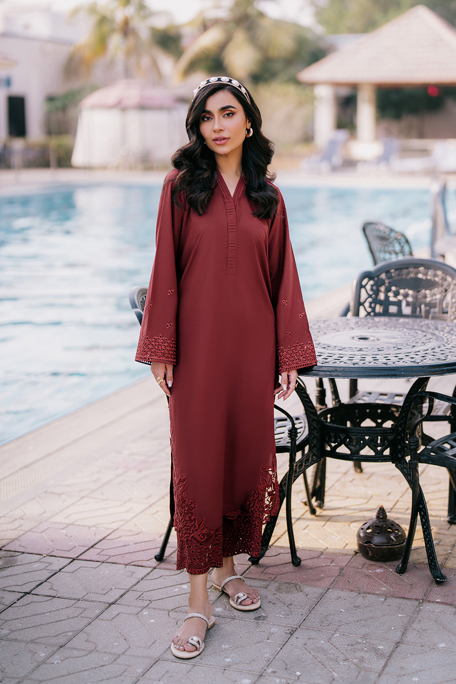 Azure Sassy Bang Online Shopping