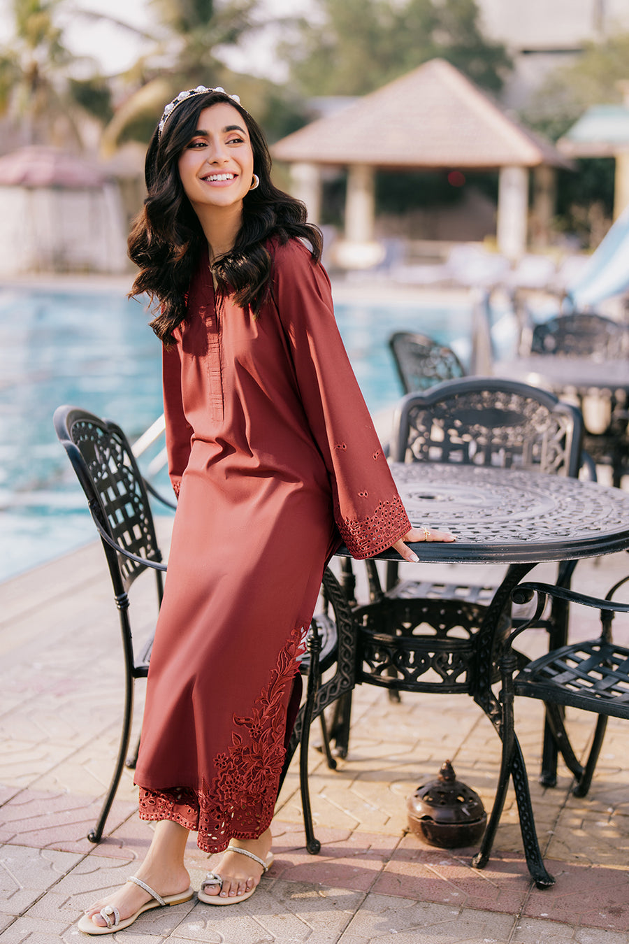 Azure Sassy Bang Online Shopping