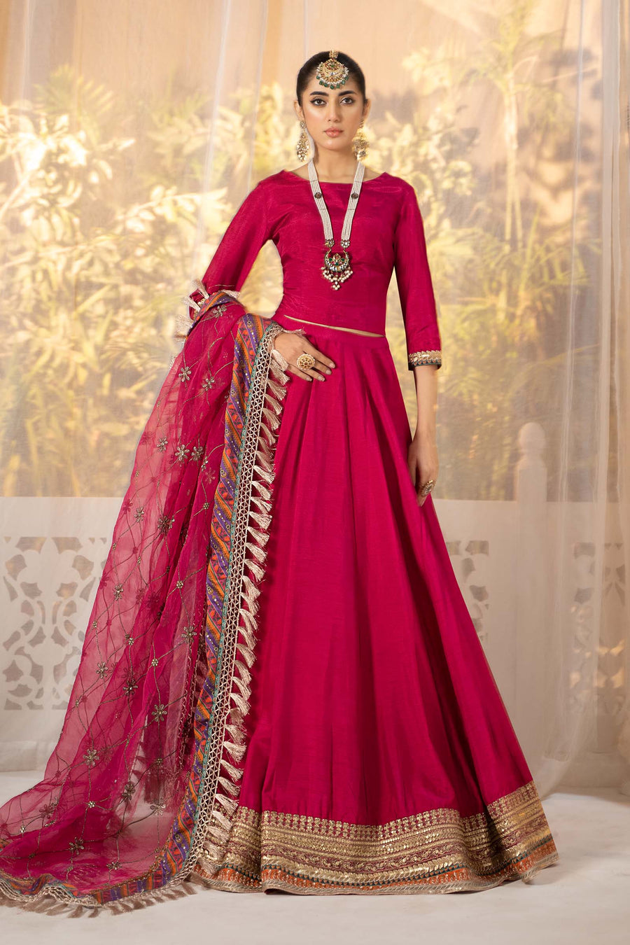 Maria B SFF2413-ESM-PNK Online Shopping