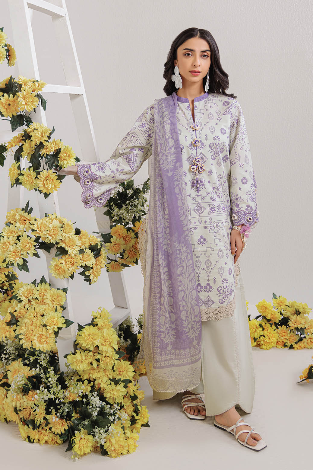 Bonanza Satrangi Starlit - 3 PC (WUS25P3014) Online Shopping
