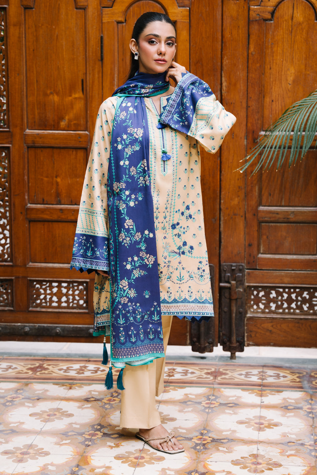 Zellbury Shirt Dupatta - 0161 Online Shopping