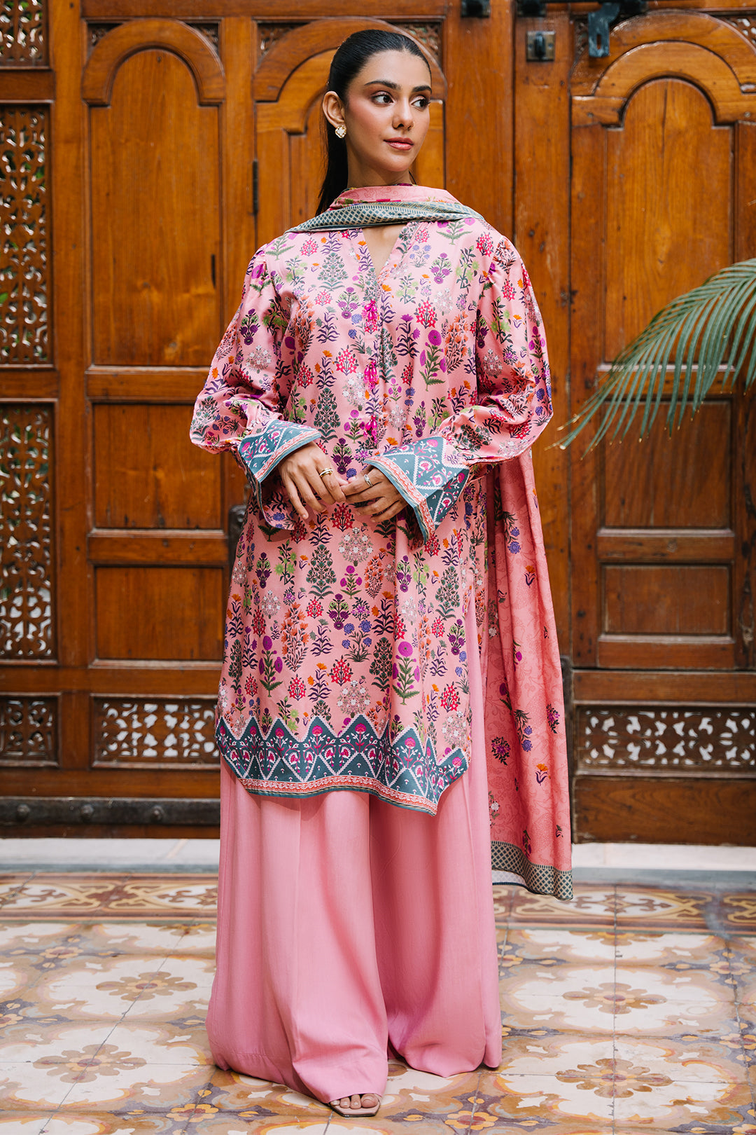 Zellbury Shirt Shalwar Dupatta - 0206 Online Shopping