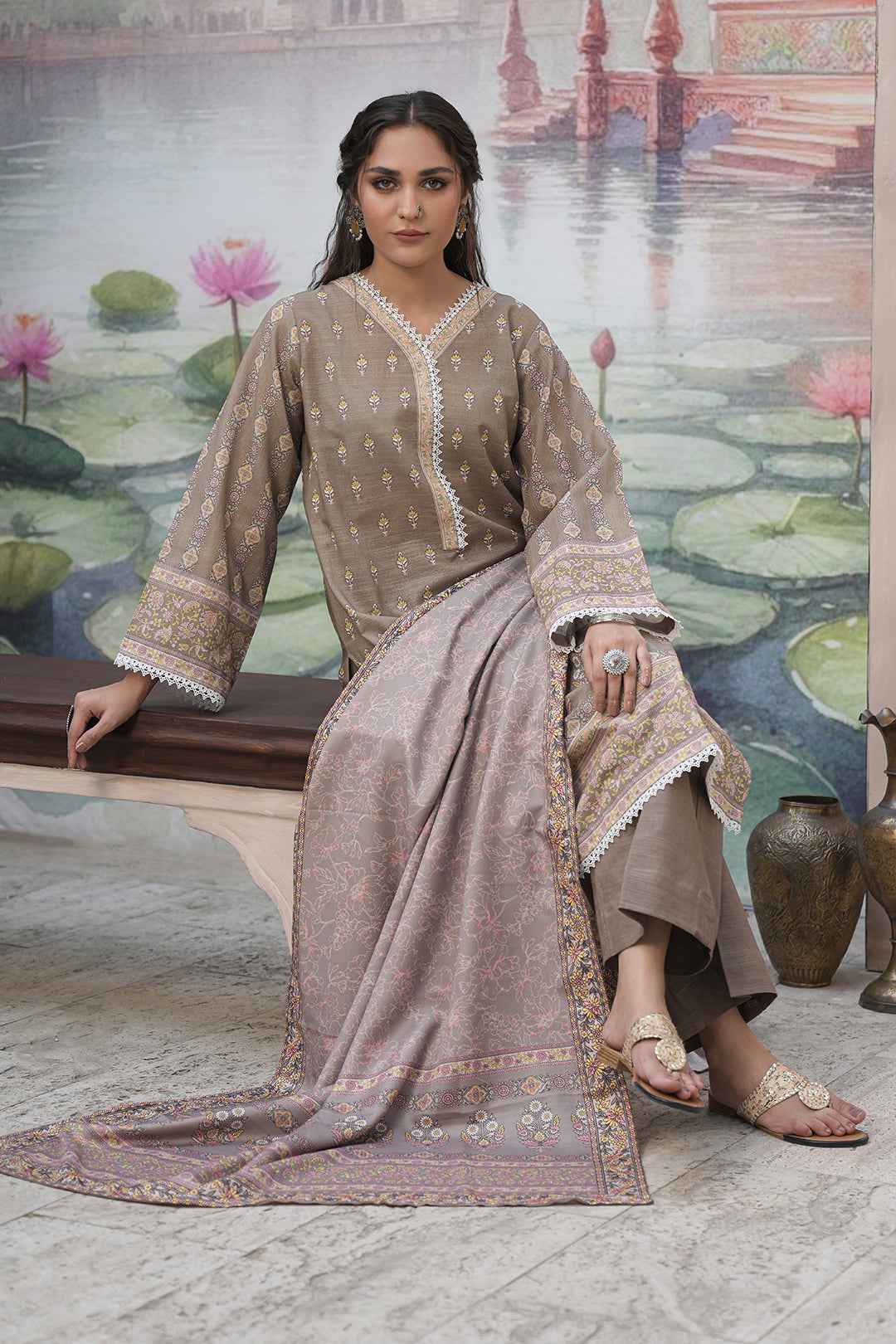 Zellbury Shirt Shalwar Shawl - 0383 Online Shopping