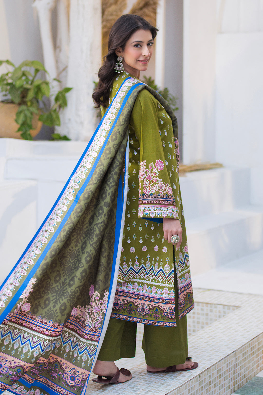 Zellbury Shirt Shalwar Dupatta - 0460 Online Shopping