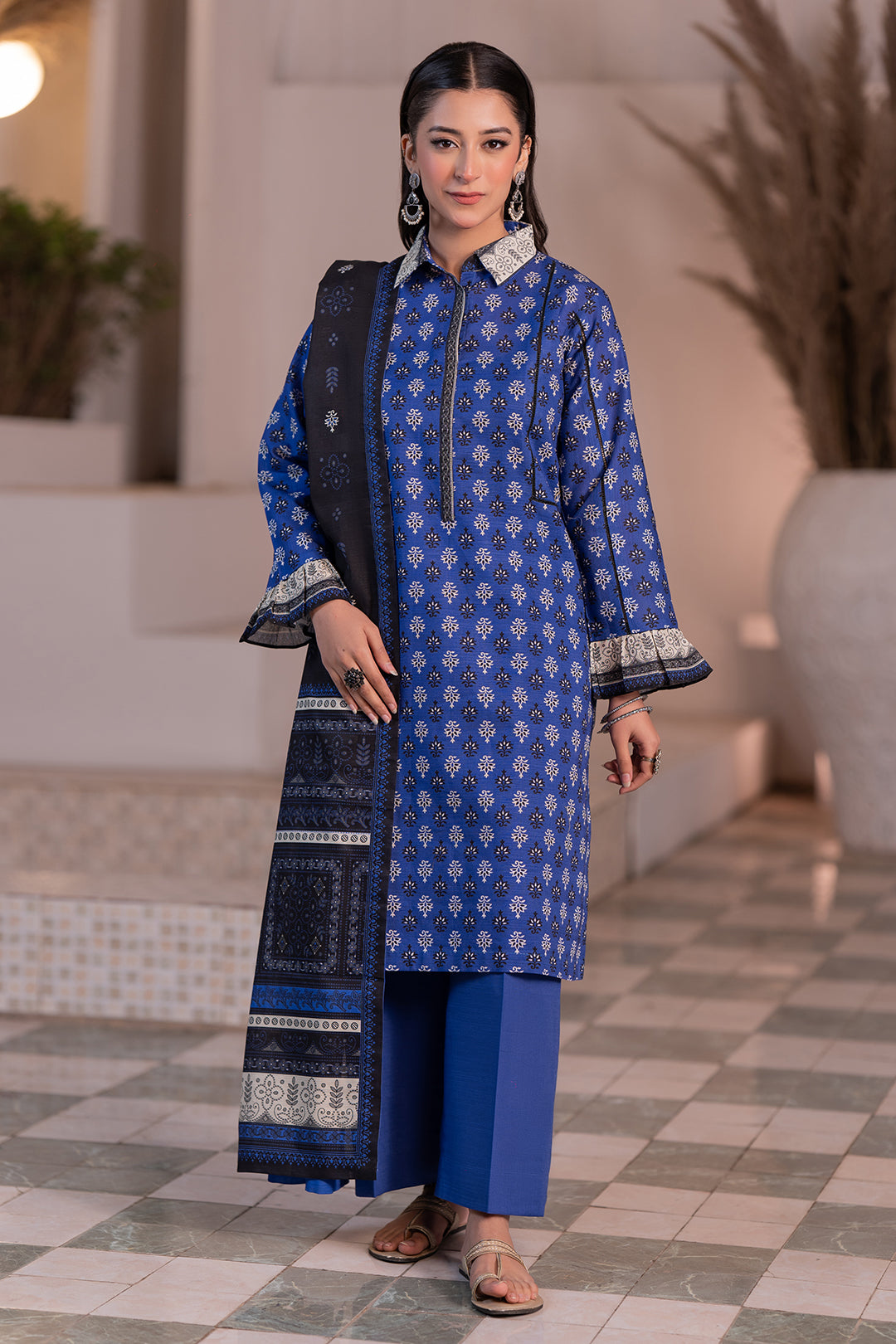 Zellbury Shirt Shalwar Dupatta - 0512 Online Shopping