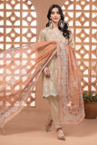 Khaadi Cambric | Embroidered | Fabrics 3 Piece BCA240404 Peach Online Shopping