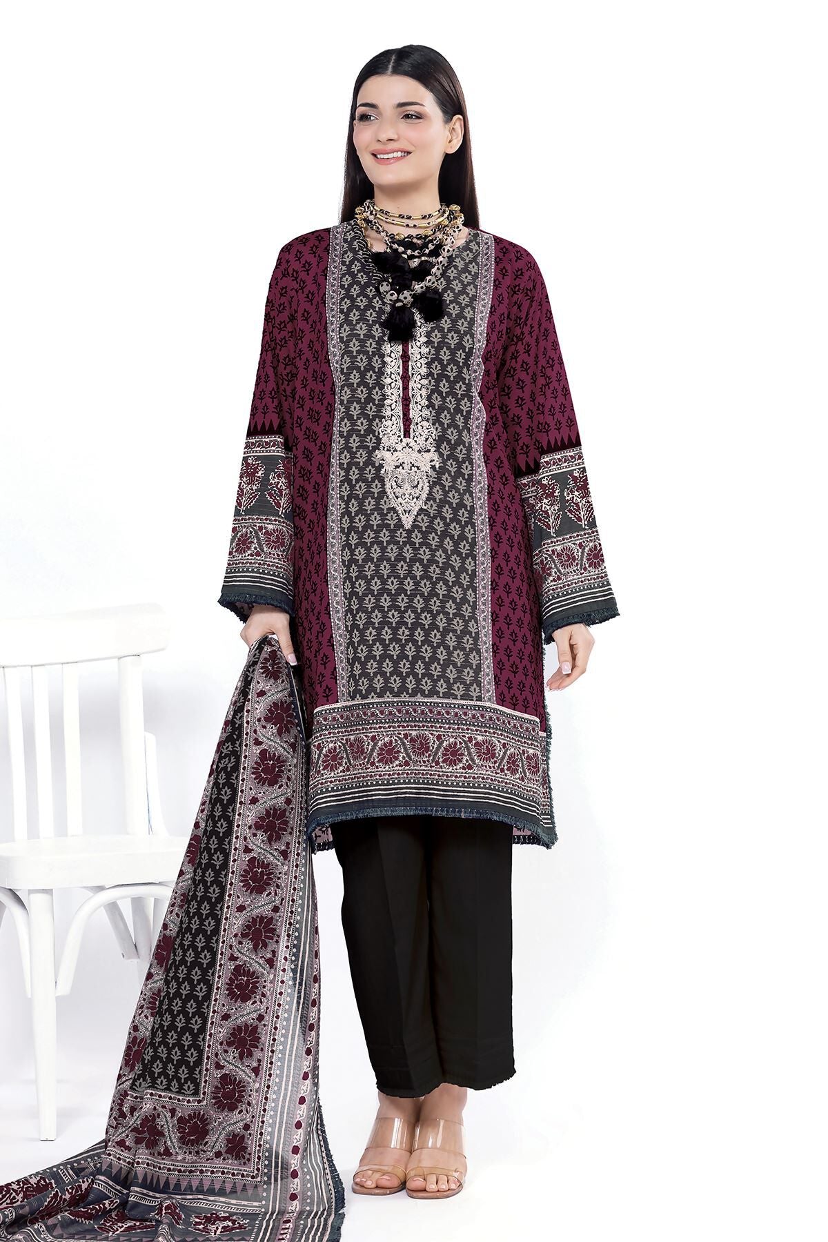 Khaadi MN14B-VG Online Shopping