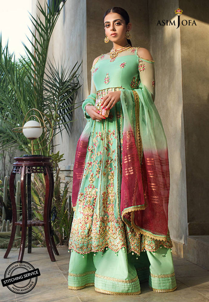AJLE-14 Asim Jofa Chiffon Volume 2 2021