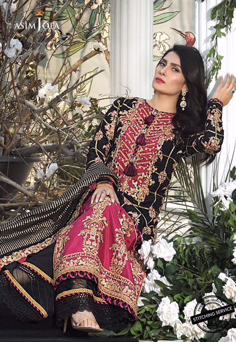 Asim Jofa Ajmc-01 Mahsa Festive Chiffon 2021