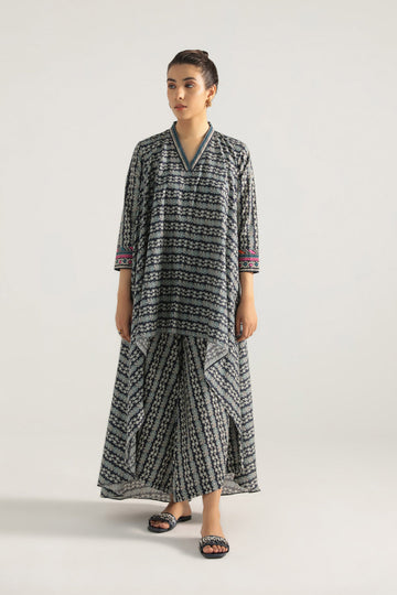 Sapphire U1 DY22V5 6  Printed Cotton Shirt Intermix Collection 2022 Online Shopping