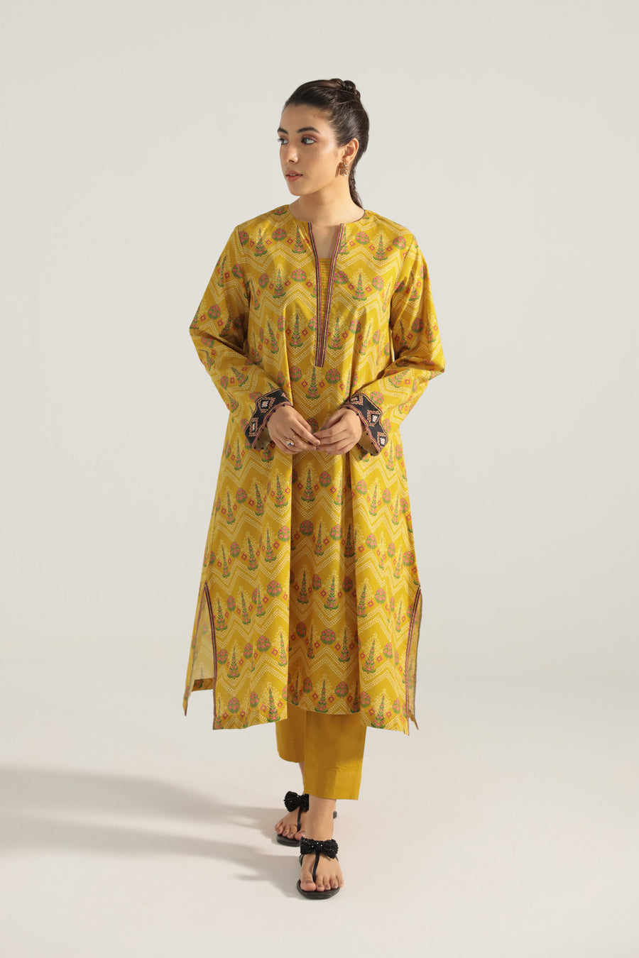 Sapphire U1 DY22V5 9  Printed Cotton Shirt Intermix Collection 2022 Online Shopping