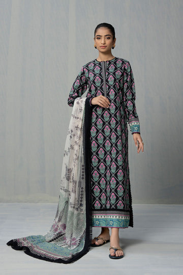 Sapphire U2 DY22V5 3 2 Piece Printed Cotton Suit Intermix Collection 2022 Online Shopping