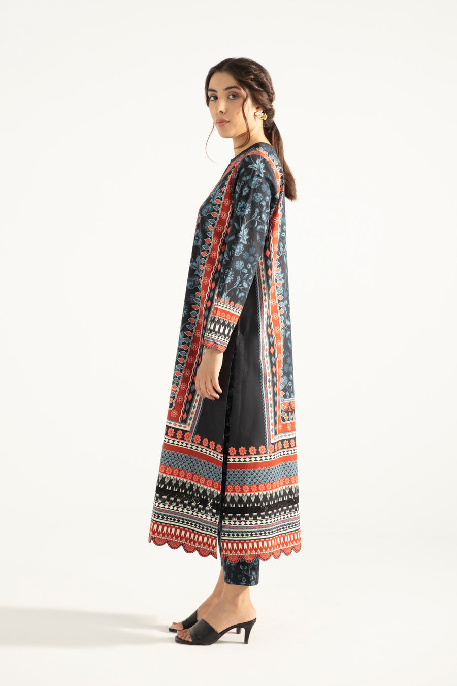 Sapphire U2 PP22V5 4 2 Piece Printed Cotton Suit Intermix Collection 2022 Online Shopping