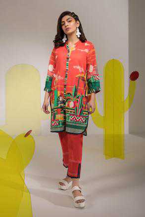 Sapphire Cheerful Coral Summer Lawn Collection 2020 | Sapphire Lawn