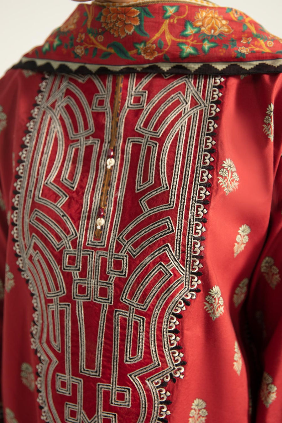 Sapphire U3E DY22V5 1 3 Piece Embroidered Cotton Suit Intermix Collection 2022 Online Shopping