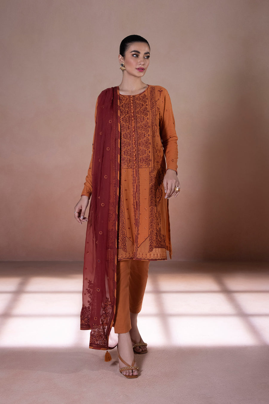 Sapphire U3E SG22V5 2 3 Piece Embroidered Dobby Suit Intermix Collection 2022 Online Shopping