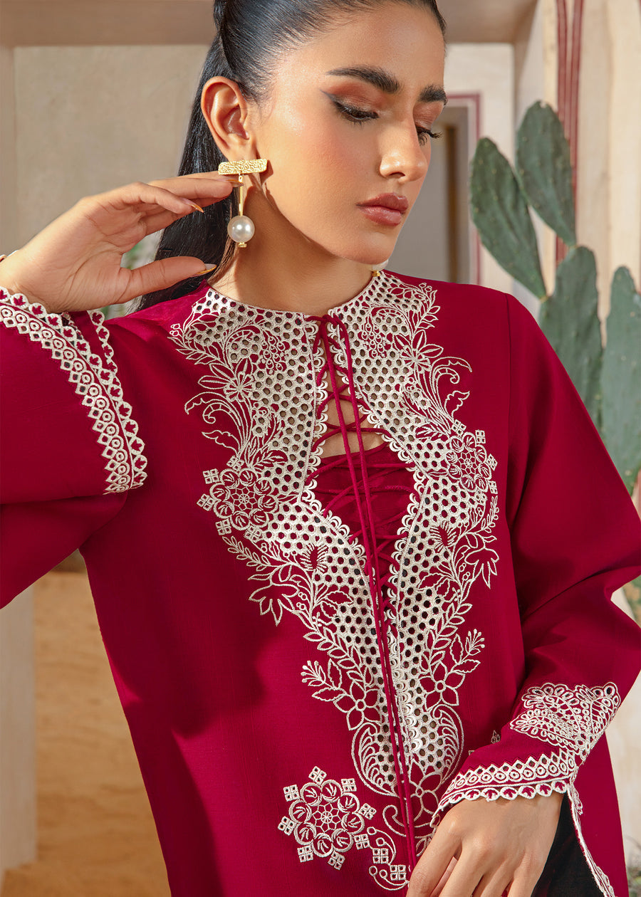 Crimson Threads that Bind - CRWP 3B Amal Winter Pret Online Shopping