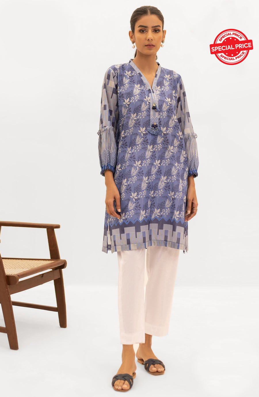 Orient HCS 22 011 U Blue Summer Spring Lawn 2022 Online Shopping