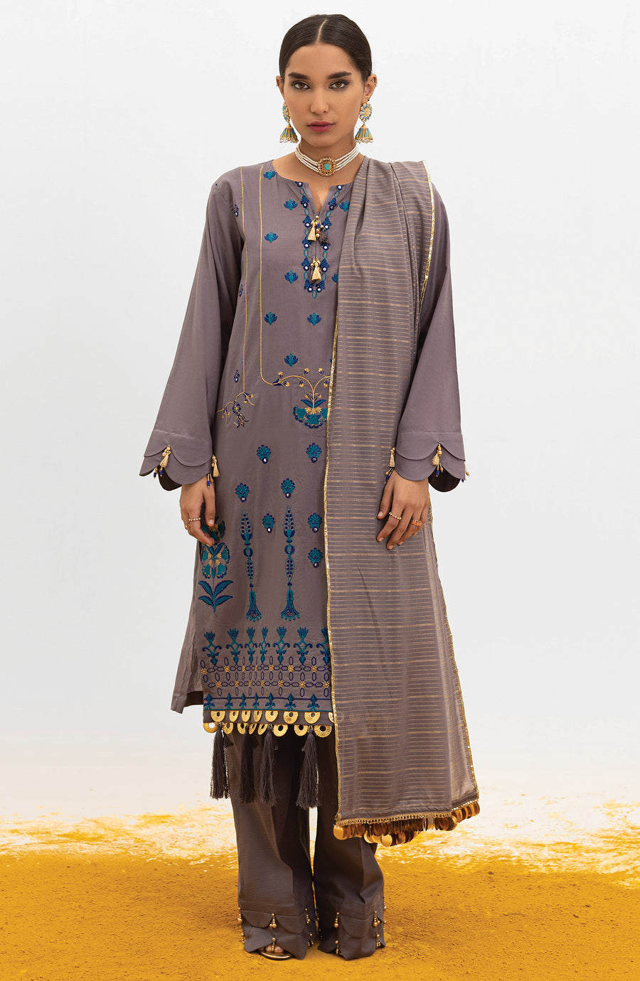 Orient OTL 22 028 U Grey Summer Spring Lawn 2022 Online Shopping
