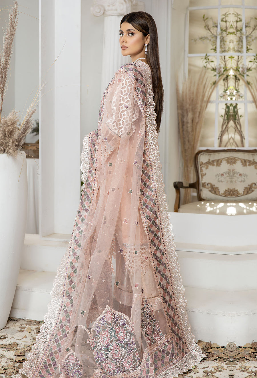 Adan Libas Rodeo Dust Embroidered Oranza Pret 2022 Online Shopping