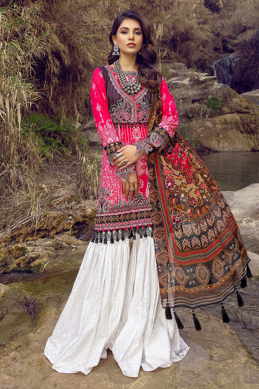 Adan Libas Flamingo Pink Wadi E Soon 2022 Online Shopping