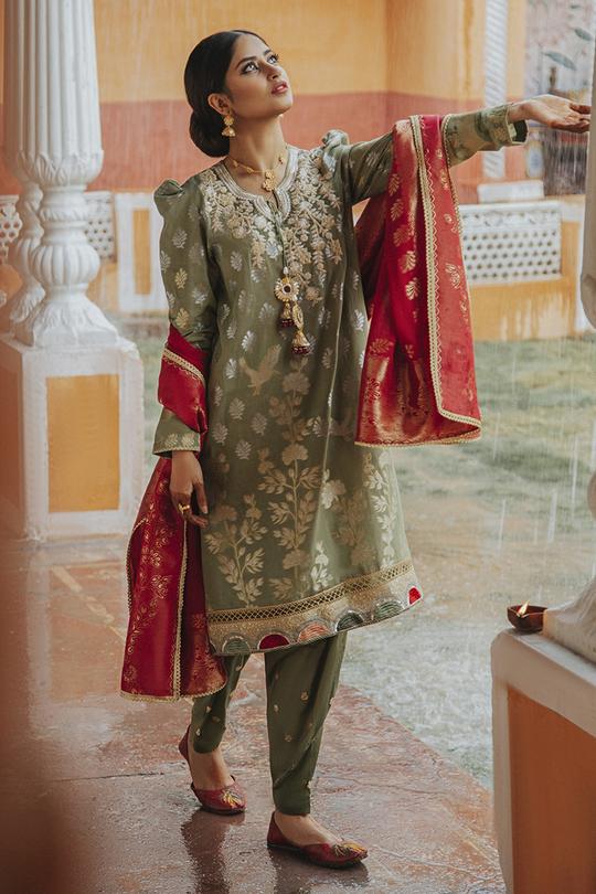 Traab-E-Koyal-B Cross Stitch Rim Jhim Eid Collection 2021