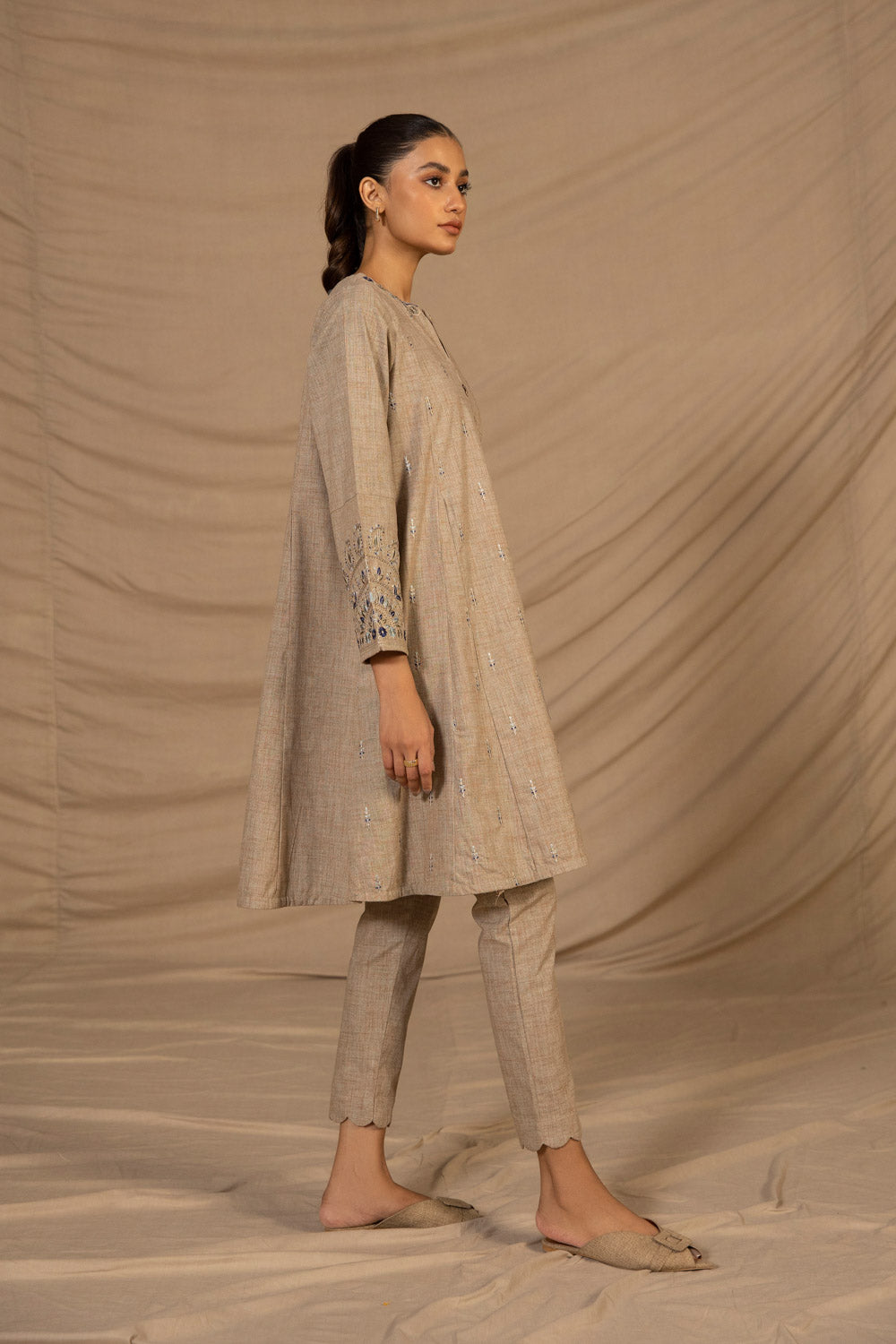 Sapphire 2T CL22V12 6S 1 Embroidered M?lange Shirt Winter Vol 1 RTW 2022 Online Shopping