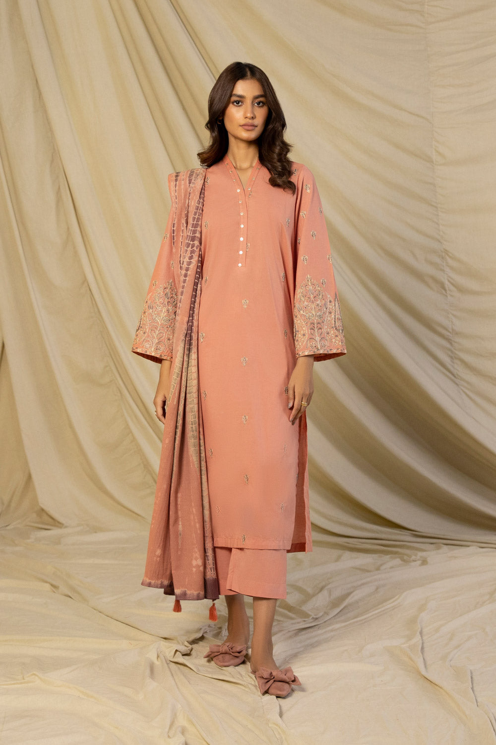 Sapphire 3CE CL22V12 1 1 3 Piece - Embroidered Cambric Suit Winter Vol 1 RTW 2022 Online Shopping