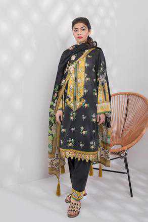 Sapphire Lotus Blossom B Summer Lawn Collection 2020 | Sapphire Lawn