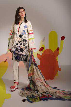 Sapphire Whispy White Summer Lawn Collection 2020 | Sapphire Lawn