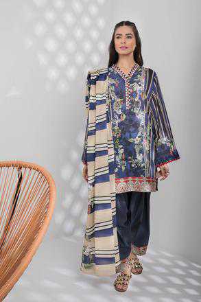 Sapphire Summer Drift A Summer Lawn Collection 2020 | Sapphire Lawn