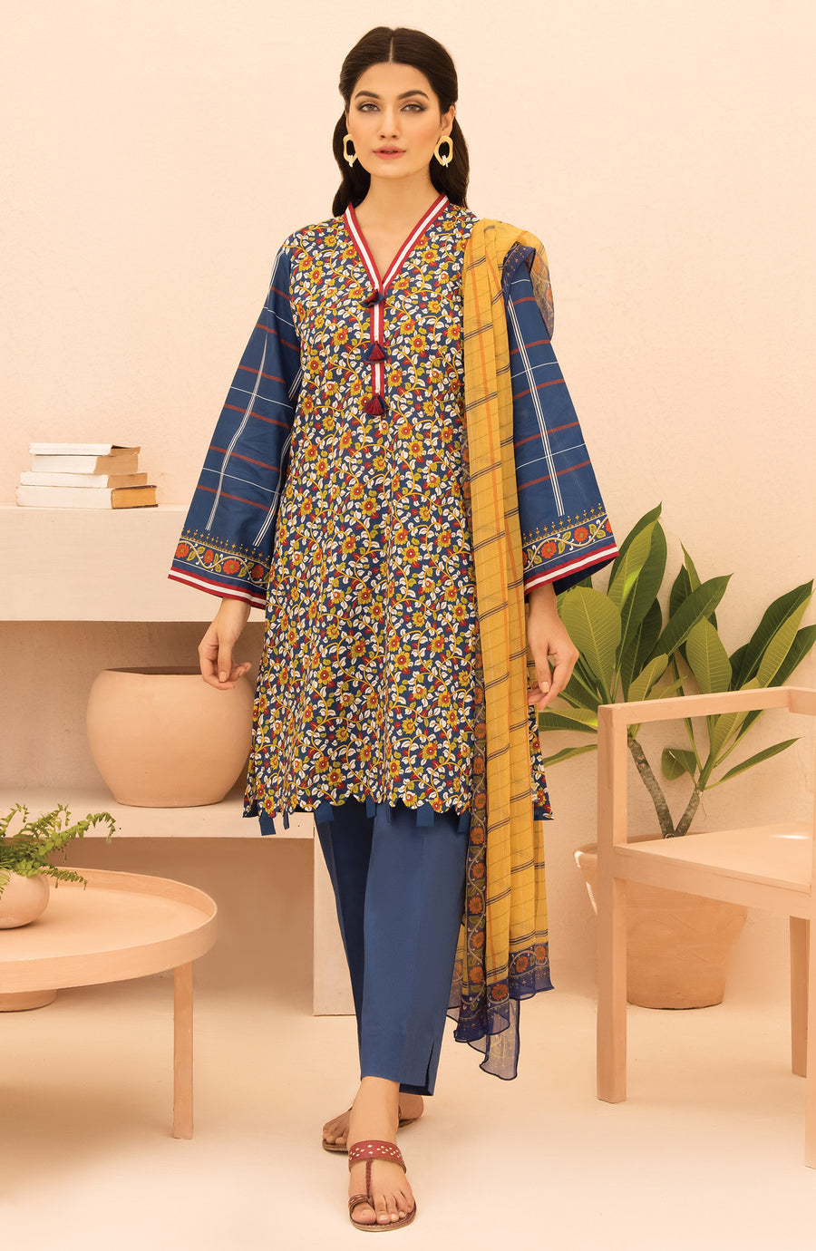 Orient OTL 21 245 U Blue Summer Spring Lawn 2022 Online Shopping