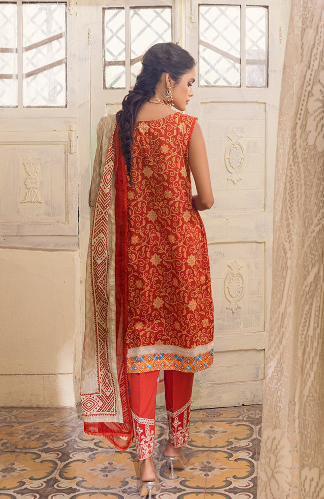 Alzohaib CCDE-22-04A Coco Digital Embroidered Lawn 2022 Online Shopping