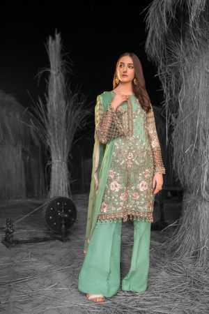 Flossie 07 Ivory Bliss Safeera Chiffon Collection 2021