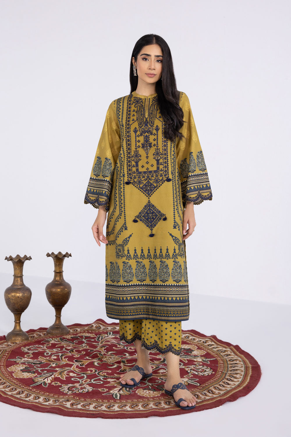 Sapphire U2E SG22V8 12 1 2 Piece - Embroidered Khaddar Suit Winter Vol 1 2022 Online Shopping