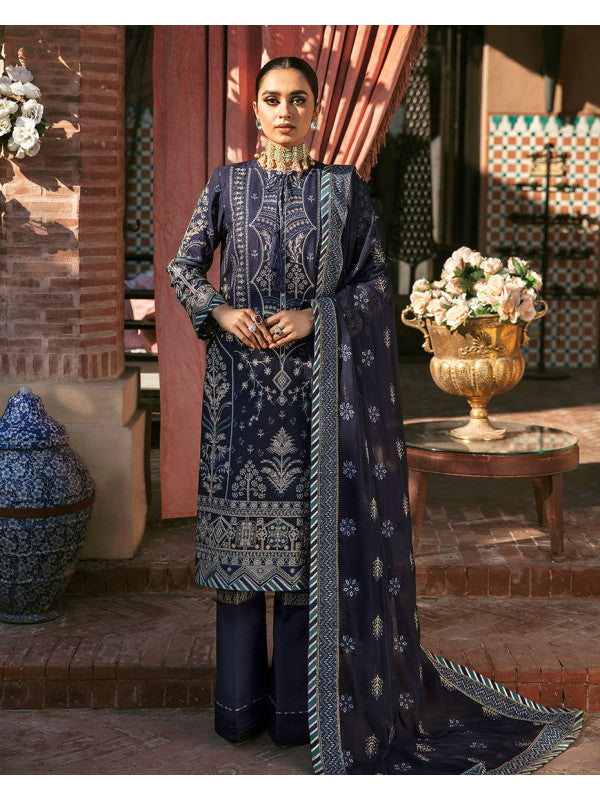Gulaal Leena 03 Chikankaari  Luxury Lawn 2022 Online Shopping