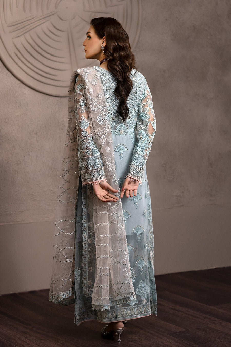 Flossie Crystalline (B) Avalanche Chiffon Collection Online Shopping