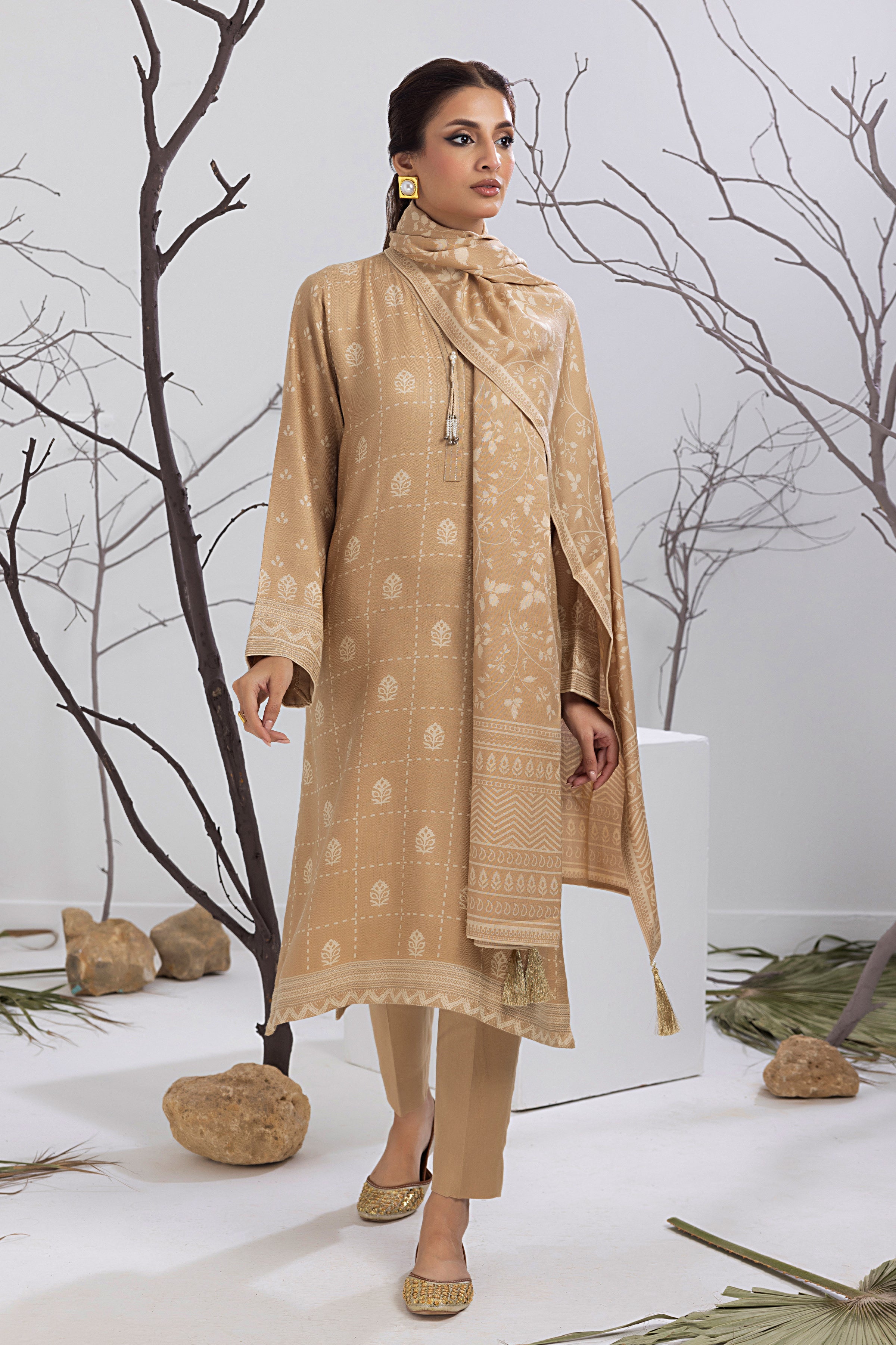 LSM Lakhany LG-SR-0152-A Winter Cashmi Vool Prints Online Shopping