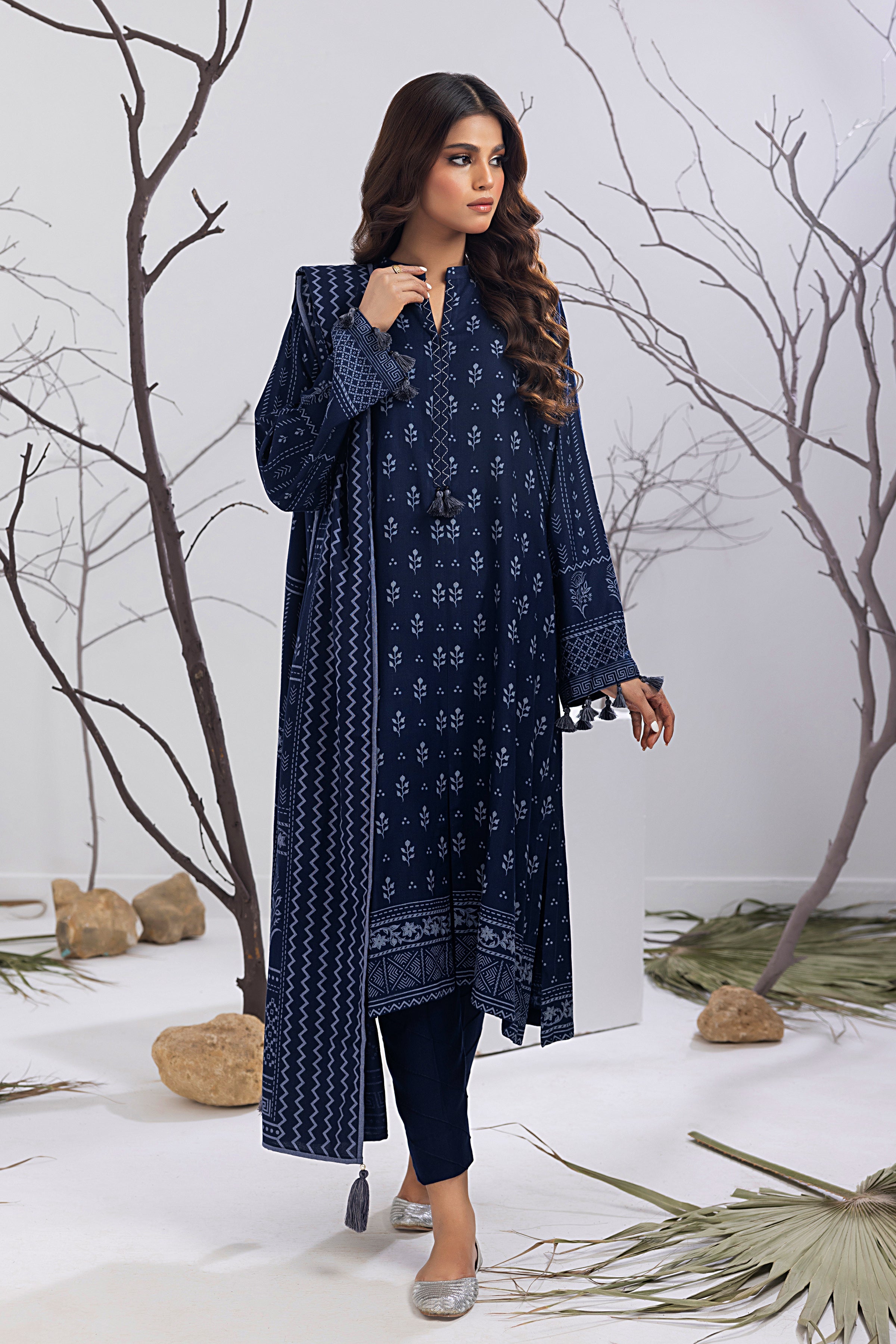 LSM Lakhany LG-ZH-0099-A Winter Cashmi Vool Prints Online Shopping